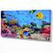 Designart - Coral Reef Coral Colony - Sea & Shore Nautical Photographic on wrapped Canvas